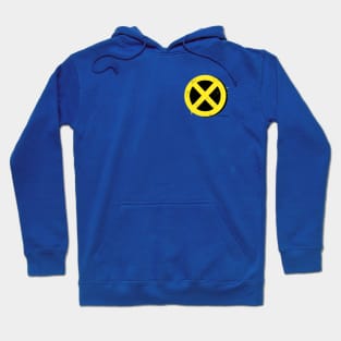 X Screen Print Texture Logo (yellow) Hoodie